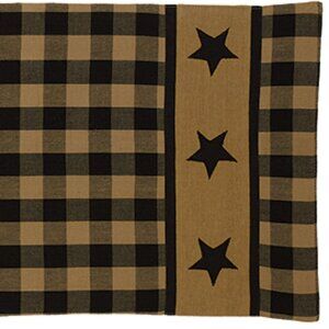 New Country House Black Star 54 IN Table Runner - 54 in